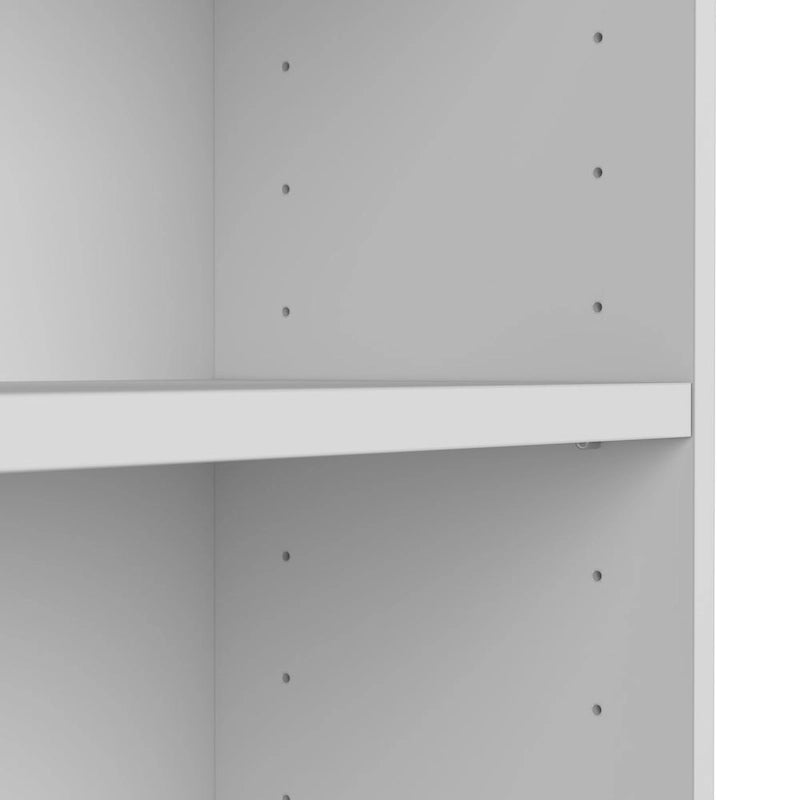 Bibliothèque de rangement universelle haute à 5 étagères – Lot de 2 par