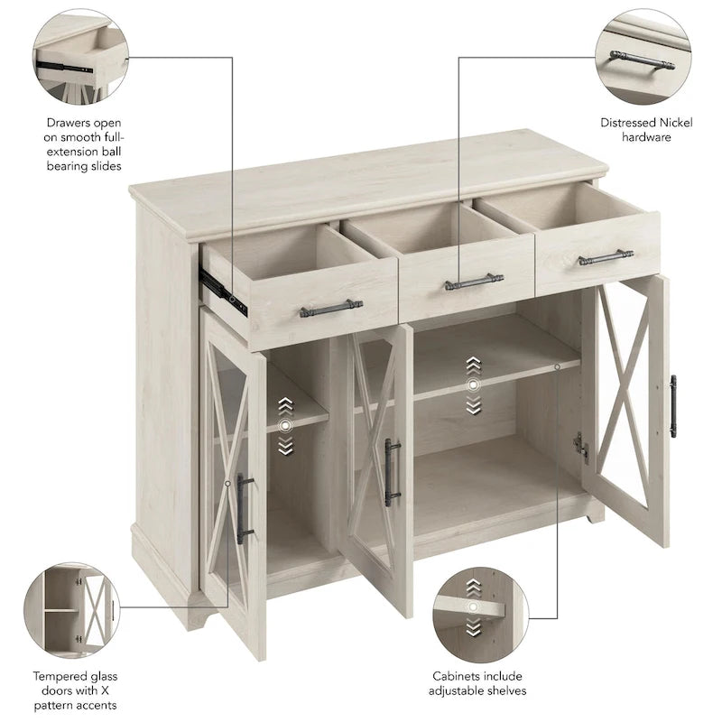 Buffet Lennox 46W avec tiroirs par