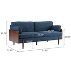 Canapé Jose Mid-Century Modern par