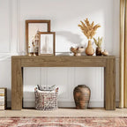 Console de 59 pouces pour salon, table d'entrée de style ferme