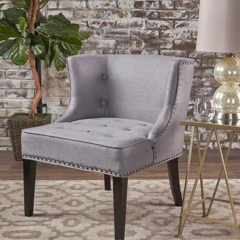 Fauteuil d'appoint rembourré Adelina par