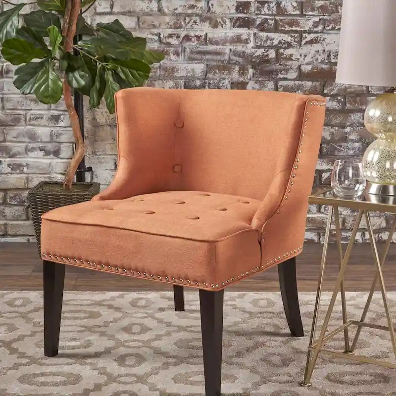 Fauteuil d'appoint rembourré Adelina par