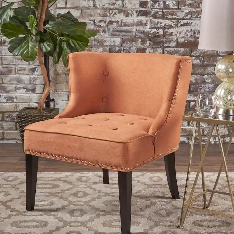 Fauteuil d'appoint rembourré Adelina par
