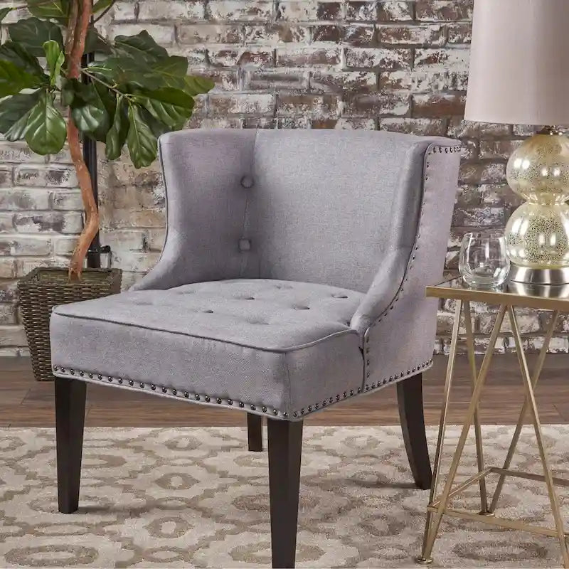 Fauteuil d'appoint rembourré Adelina par