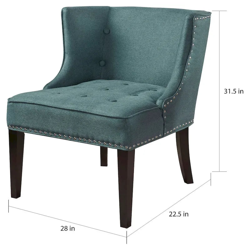 Fauteuil d'appoint rembourré Adelina par