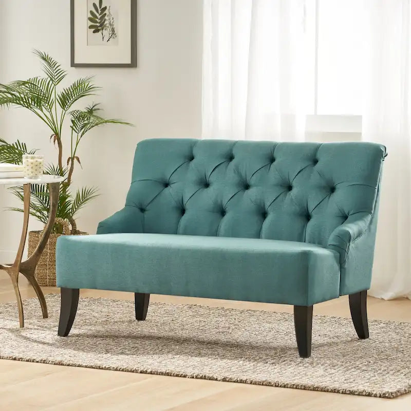 Canapé Nicole en tissu mélangé de polyester par - 29,25L x 43,75L x 30,50H