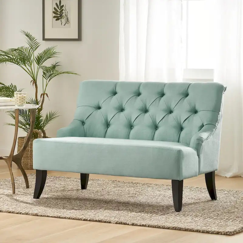 Canapé Nicole en tissu mélangé de polyester par - 29,25L x 43,75L x 30,50H