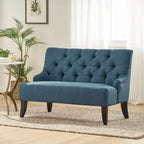 Nicole Polyester Blend Fabric Settee by  - 29.25L x 43.75W x 30.50H