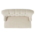 Canapé Nicole en tissu mélangé de polyester par - 29,25L x 43,75L x 30,50H