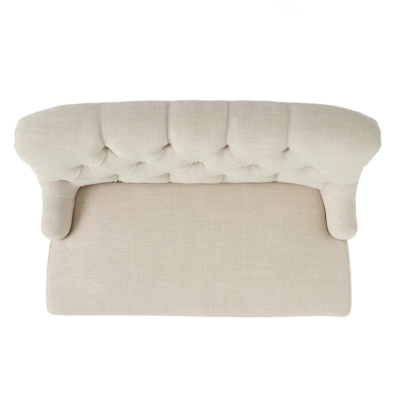Canapé Nicole en tissu mélangé de polyester par - 29,25L x 43,75L x 30,50H