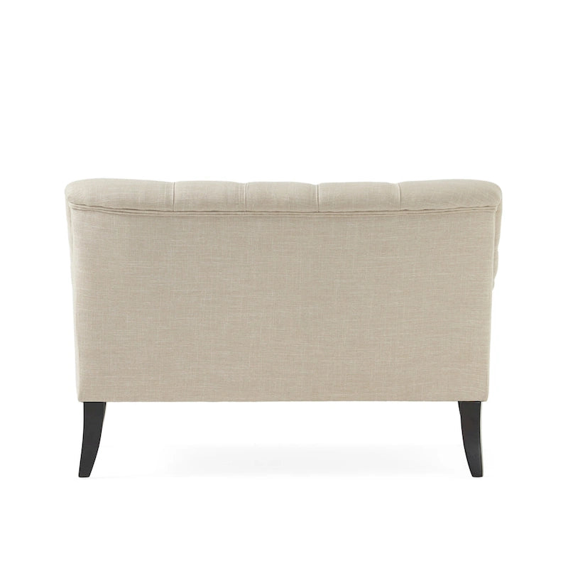 Canapé Nicole en tissu mélangé de polyester par - 29,25L x 43,75L x 30,50H