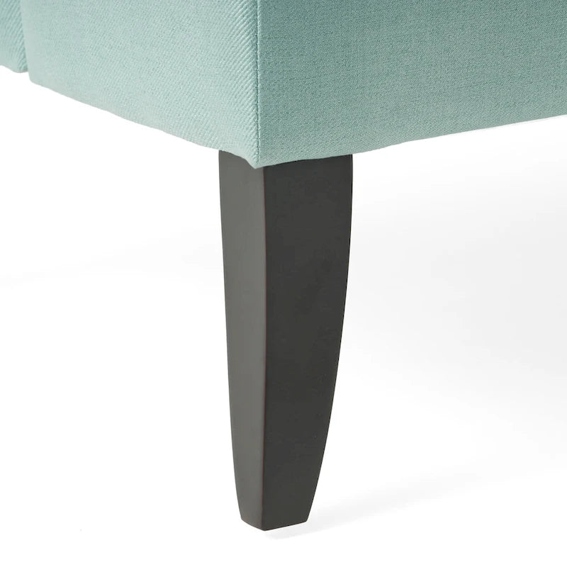 Canapé Nicole en tissu mélangé de polyester par - 29,25L x 43,75L x 30,50H