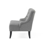Canapé Nicole en tissu mélangé de polyester par - 29,25L x 43,75L x 30,50H