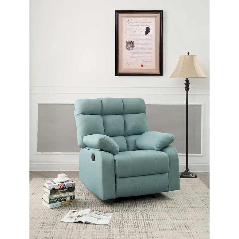 Fauteuil inclinable en tissu Cindy – 37L x 39P x 38H