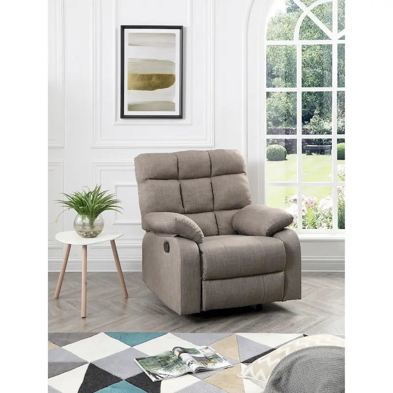 Fauteuil inclinable en tissu Cindy – 37L x 39P x 38H