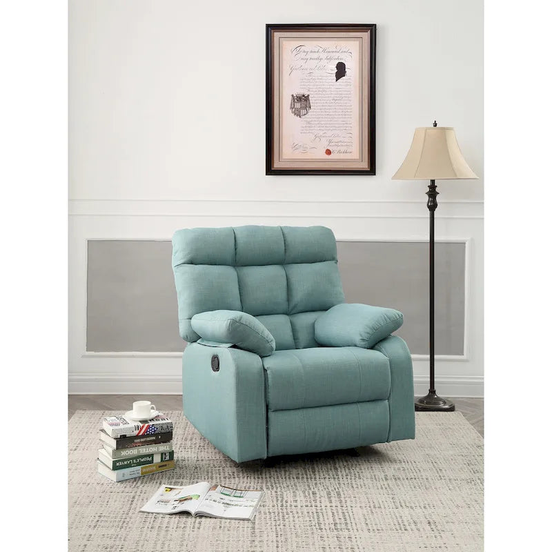 Fauteuil inclinable en tissu Cindy – 37L x 39P x 38H