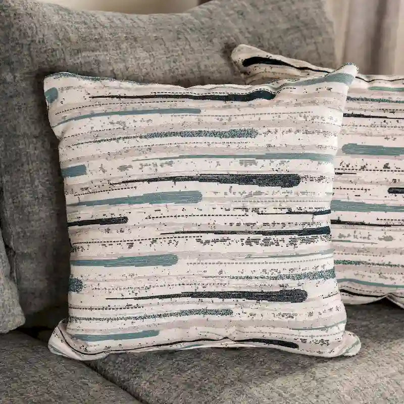 Canapé Nort avec accoudoirs évasés rembourrés en tissu de transition par