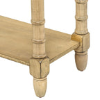 Console Table Table d'appoint Montage facile avec deux tiroirs de rangement et étagère inférieure pour le salon, l'entrée
