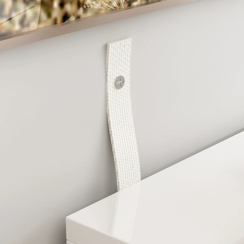 Commode à 5 tiroirs avec tiroirs brillants et éclairage de rangement