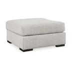 Pouf d'appoint surdimensionné Larce Gray de Signature Design