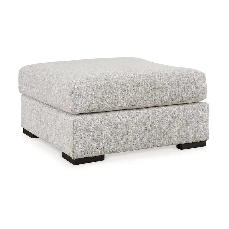 Pouf d'appoint surdimensionné Larce Gray de Signature Design