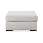 Pouf d'appoint surdimensionné Larce Gray de Signature Design