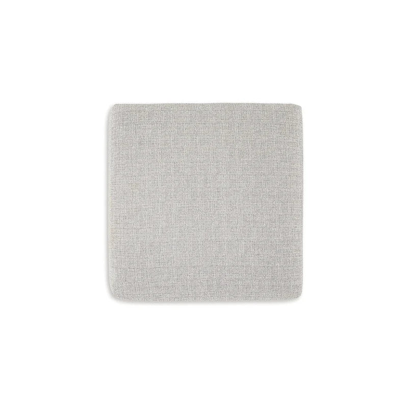 Pouf d'appoint surdimensionné Larce Gray de Signature Design