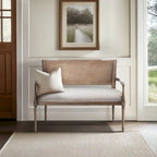 Causeuse Madison Park Willshire beige naturel récupéré