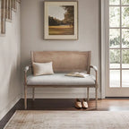 Causeuse Madison Park Willshire beige naturel récupéré