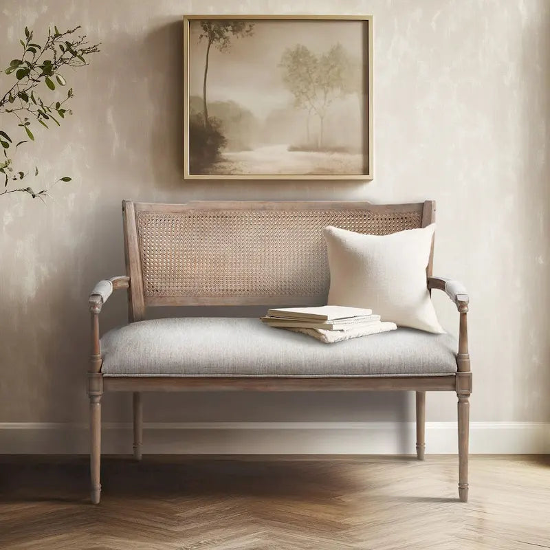 Causeuse Madison Park Willshire beige naturel récupéré