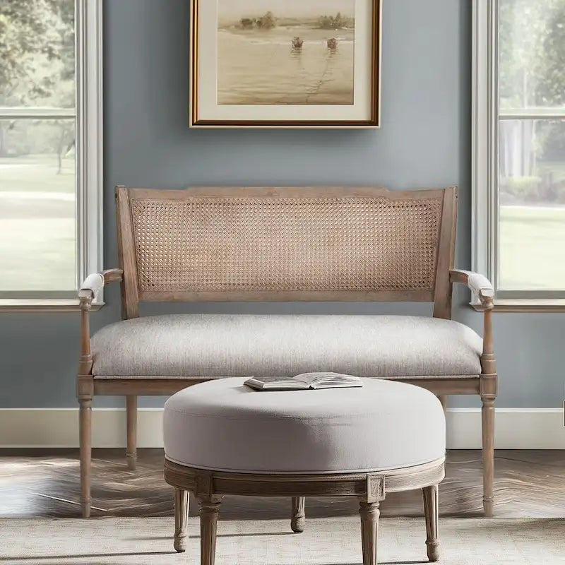 Causeuse Madison Park Willshire beige naturel récupéré