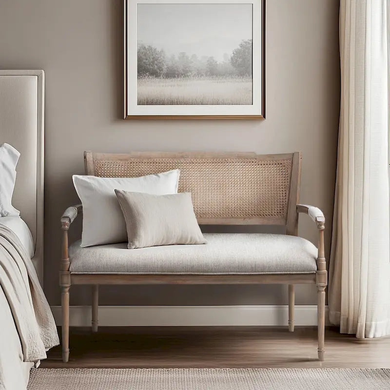 Causeuse Madison Park Willshire beige naturel récupéré