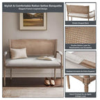 Causeuse Madison Park Willshire beige naturel récupéré