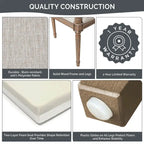 Causeuse Madison Park Willshire beige naturel récupéré