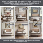 Causeuse Madison Park Willshire beige naturel récupéré
