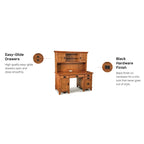 Ensemble bureau à piédestal et huche Homestyles Arts and Crafts Cottage