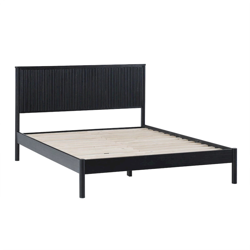 Lit Queen en bois massif de style transitionnel Middlebrook Designs