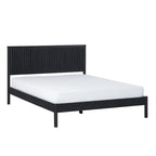 Lit Queen en bois massif de style transitionnel Middlebrook Designs