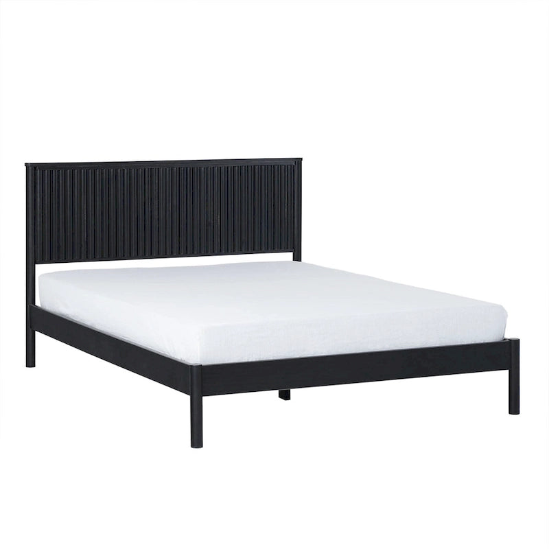 Lit Queen en bois massif de style transitionnel Middlebrook Designs