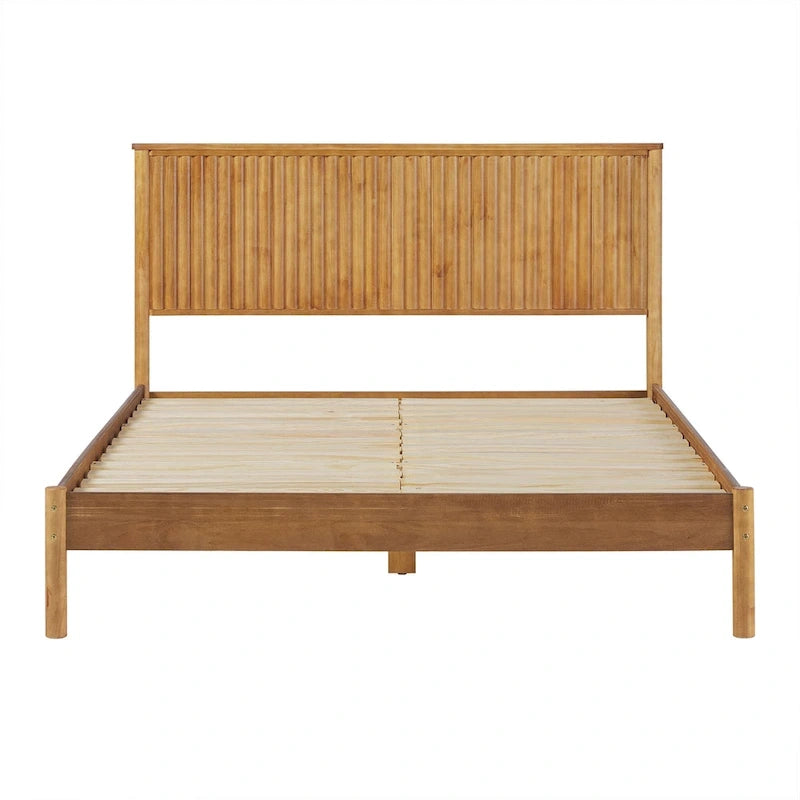 Lit Queen en bois massif de style transitionnel Middlebrook Designs