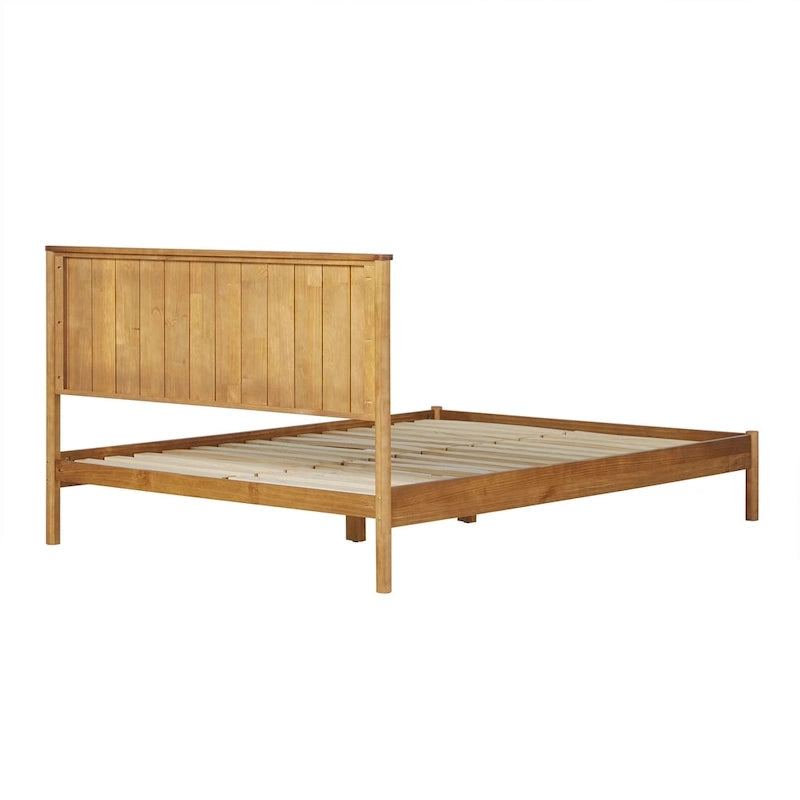 Lit Queen en bois massif de style transitionnel Middlebrook Designs