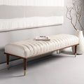 Banc Felicienne Mid-Century de Couture - 63 L x 20 P x 18 H - 63Lx20Px18H