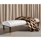 Banc Felicienne Mid-Century de Couture - 63 L x 20 P x 18 H - 63Lx20Px18H