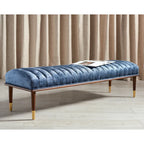 Banc Felicienne Mid-Century de Couture - 63 L x 20 P x 18 H - 63Lx20Px18H