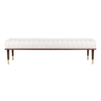 Banc Felicienne Mid-Century de Couture - 63 L x 20 P x 18 H - 63Lx20Px18H