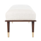 Banc Felicienne Mid-Century de Couture - 63 L x 20 P x 18 H - 63Lx20Px18H