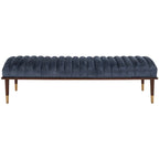 Banc Felicienne Mid-Century de Couture - 63 L x 20 P x 18 H - 63Lx20Px18H