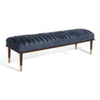 Banc Felicienne Mid-Century de Couture - 63 L x 20 P x 18 H - 63Lx20Px18H