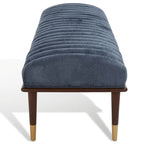 Banc Felicienne Mid-Century de Couture - 63 L x 20 P x 18 H - 63Lx20Px18H