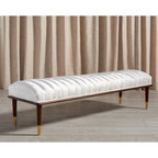 Banc Felicienne Mid-Century de Couture - 63 L x 20 P x 18 H - 63Lx20Px18H